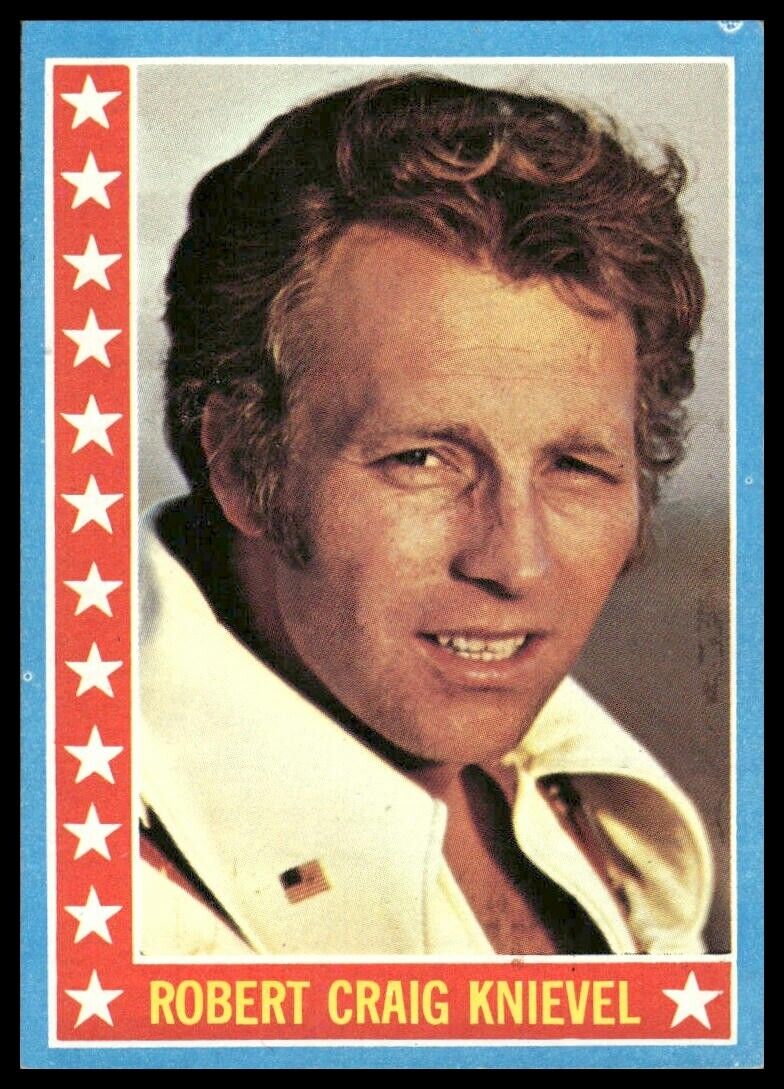 1974 Topps Evel Knievel ---Card #14 Robert Craig Knievel