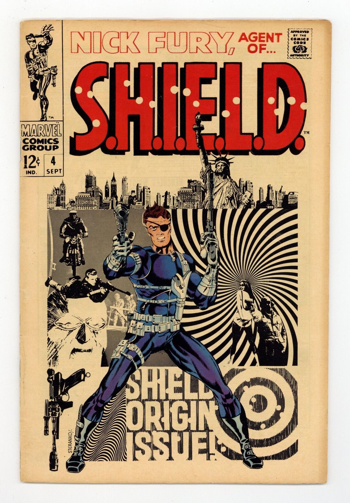 Nick Fury Agent of SHIELD #4 VG- 3.5 1968
