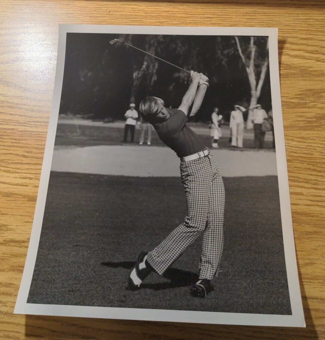 Vintage Photograph Johnny Miller 8 x 10 PGA Golf 1970\'s