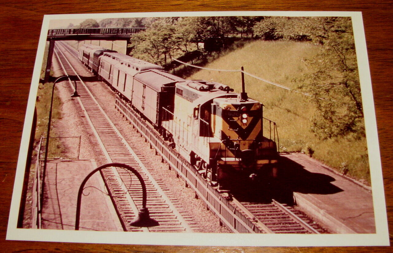 William Eley Photographer Photo Train Railroad RR Locomotive 1954 CNW 1636