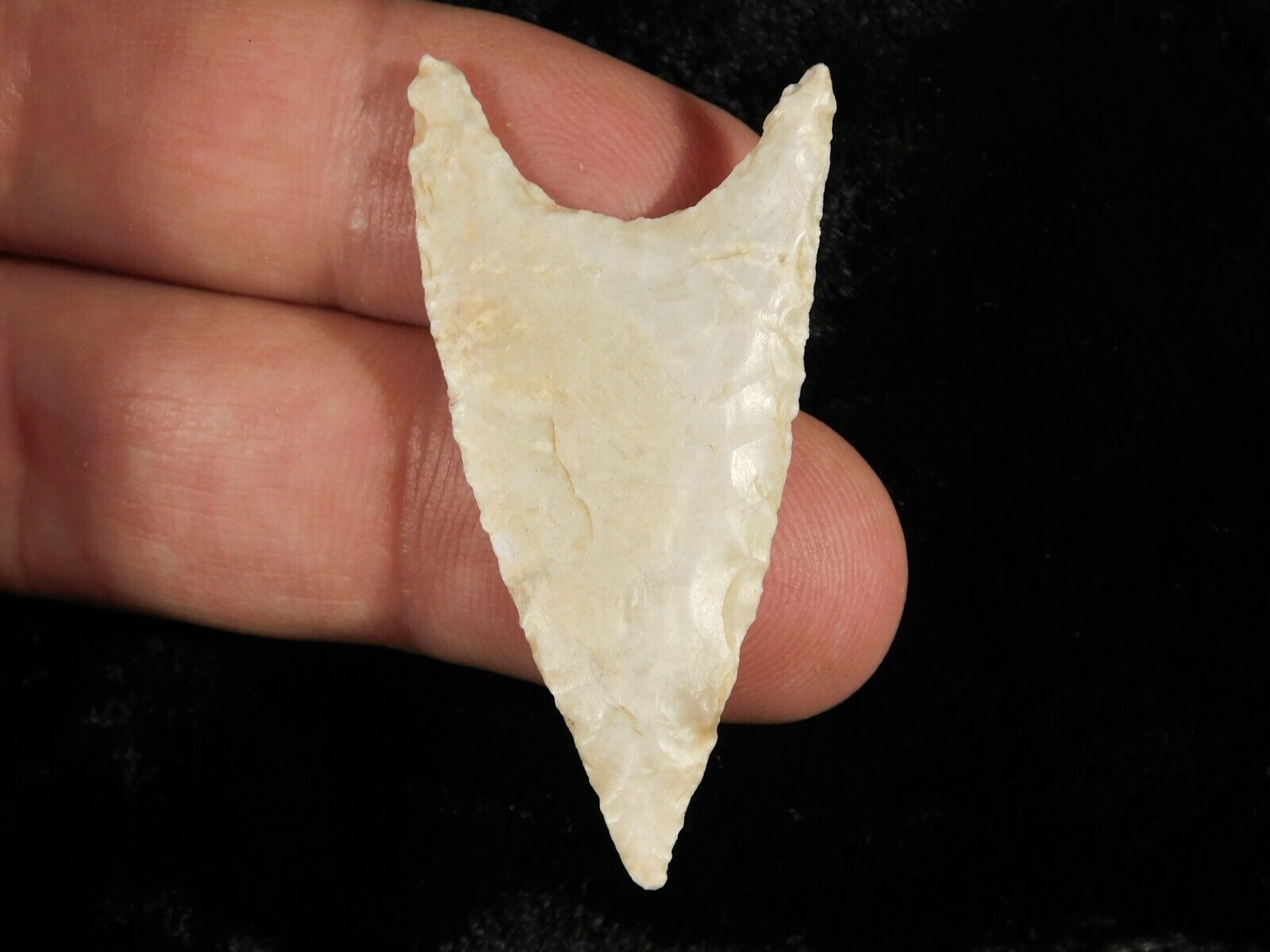 Ancient HOLLOW Base Form Arrowhead or Flint Artifact Niger 2.04