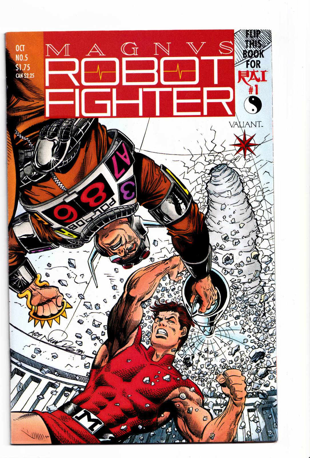 Magnus Robot Fighter #5 1991 Valiant Comics 1st App. Of Rai