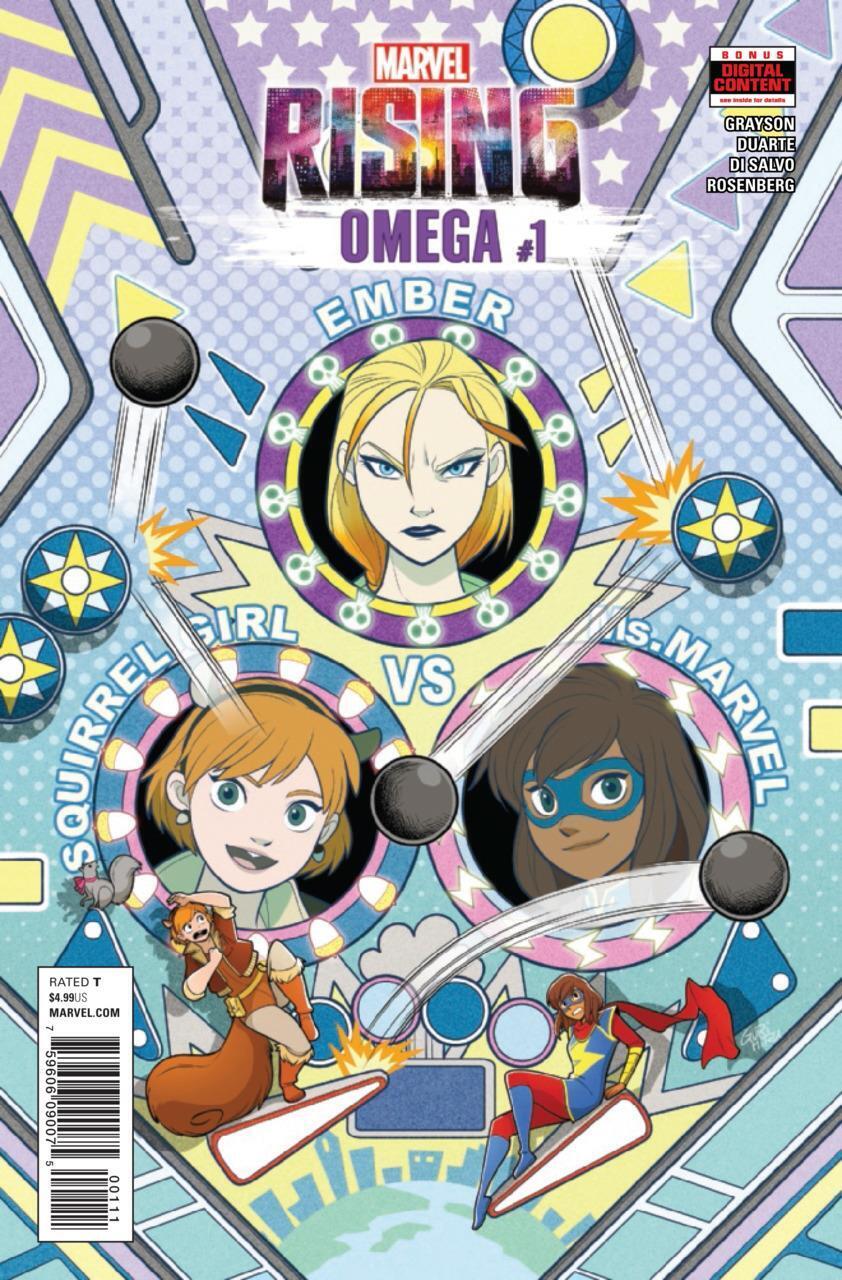 Marvel Rising: Omega #1A, NM 9.4, 1st Print, 2018 Flat Rate Shipping-Use Cart