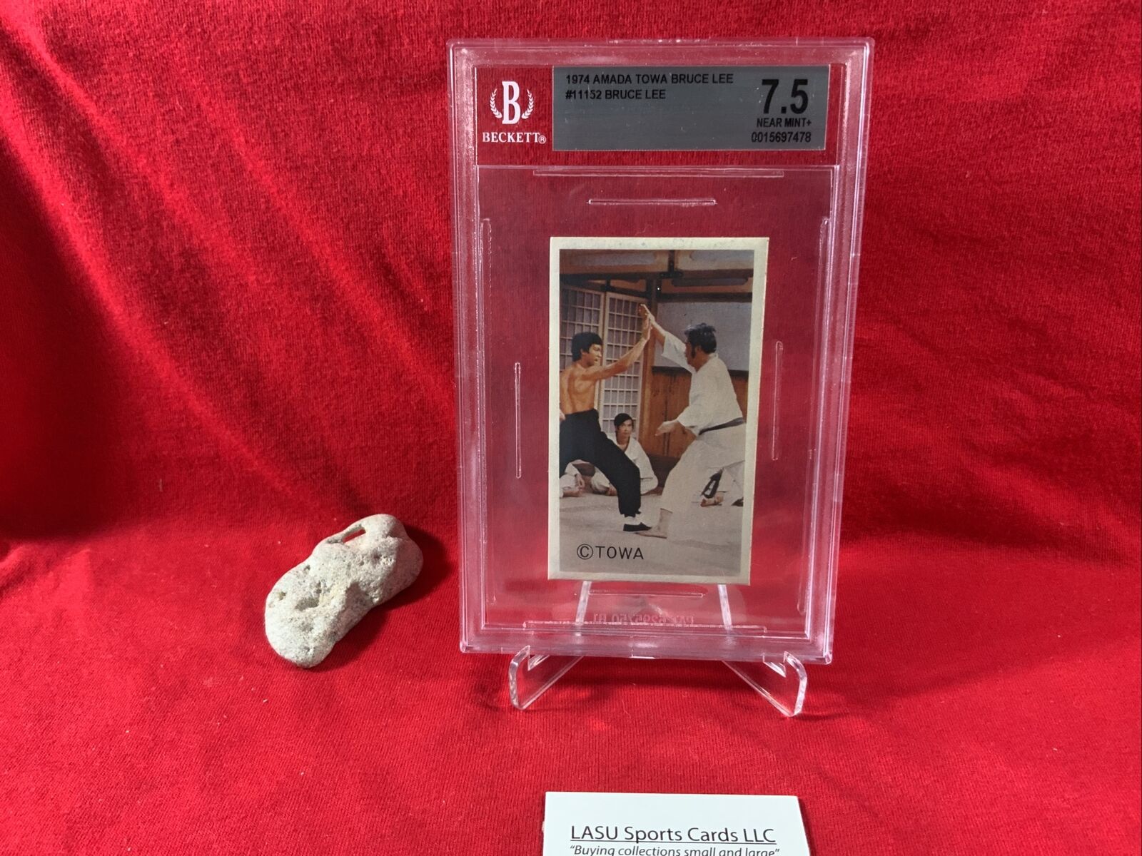 1974 Amada Towa Enter the Dragon Bruce Lee Beckett 7.5 Rare And Low POP 🔥🔥