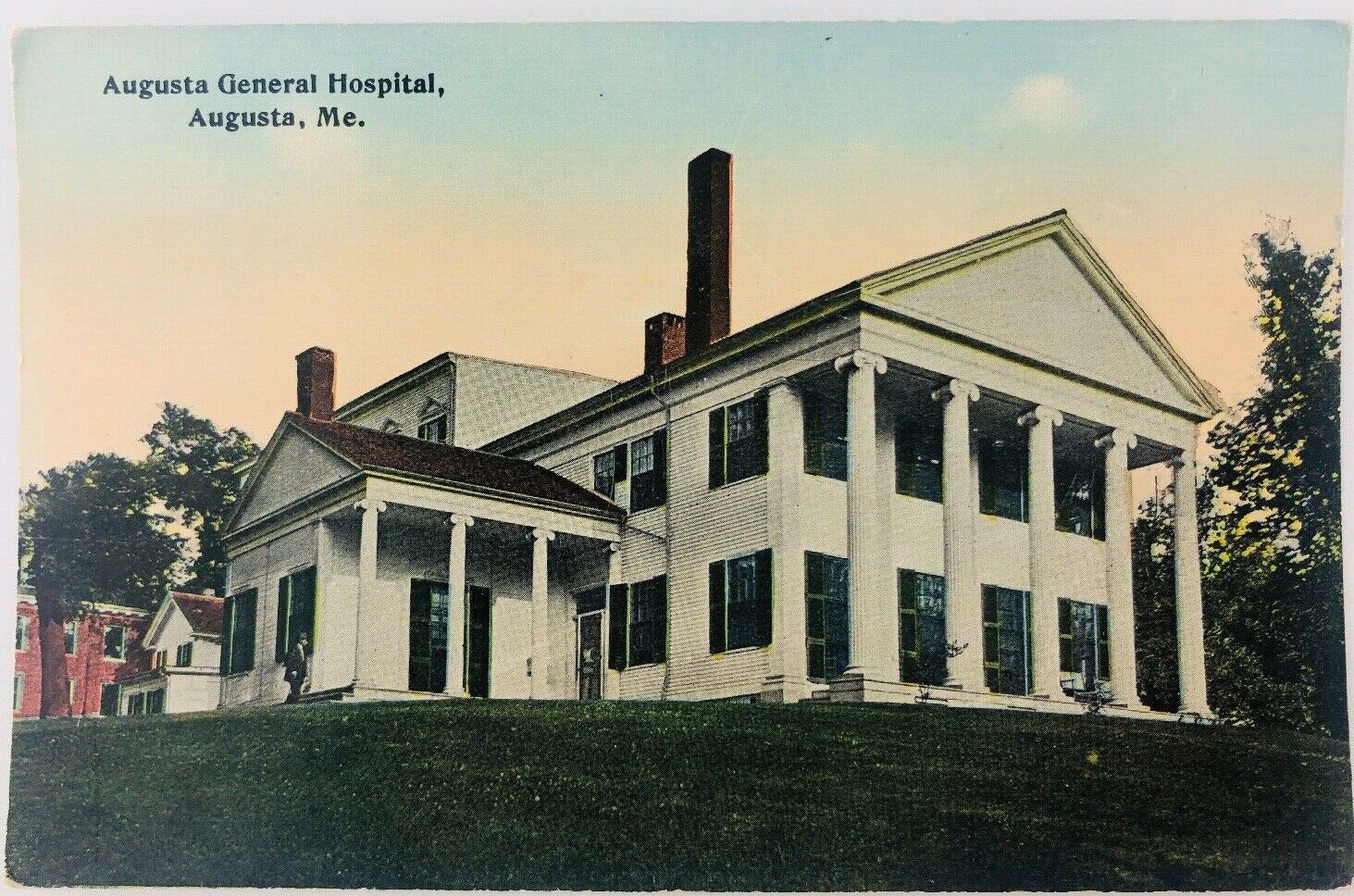 Vintage Augusta Maine ME Augusta General Hospital Postcard 
