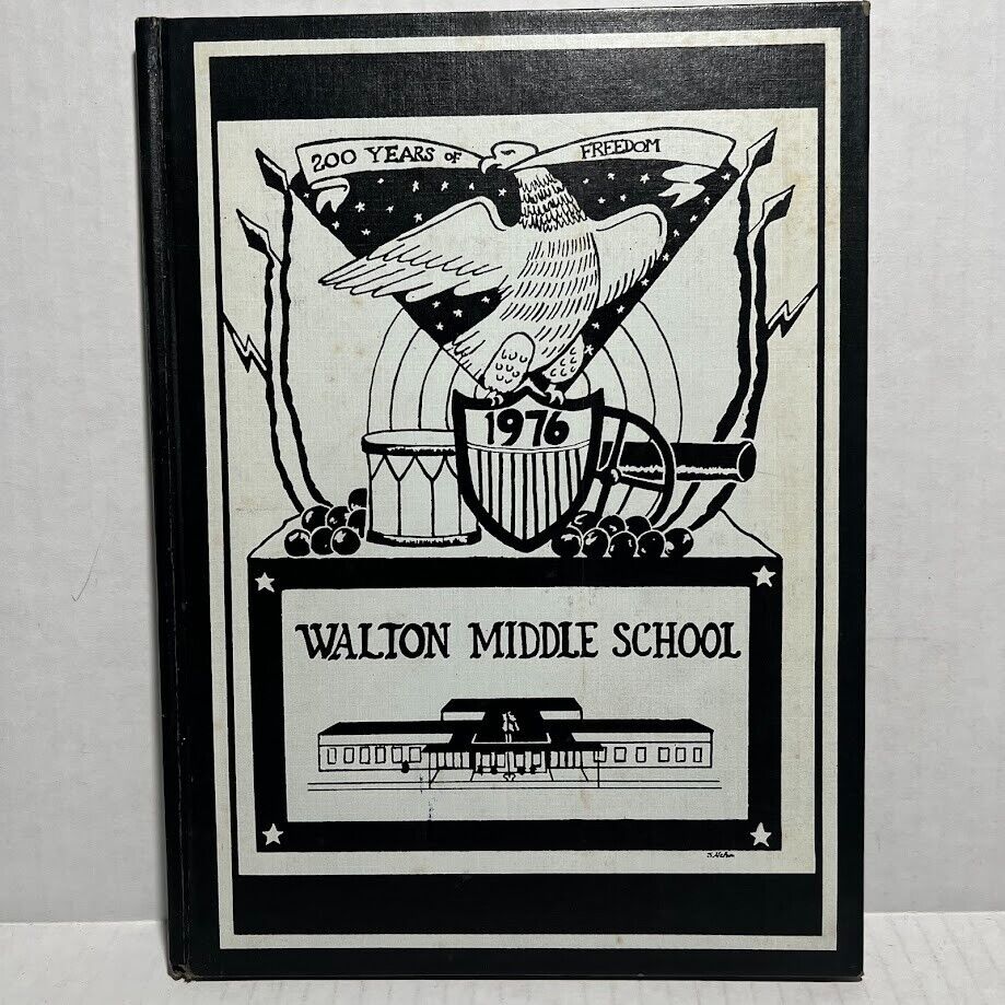 Virginia Charlottesville Leslie H Walton Middle School Vintage 1976 Yearbook