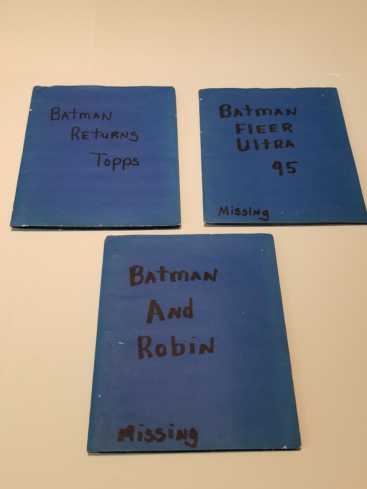 3 Batman Card Sets 1992-1995 w/ Robin Penguin Joker Harley Quinn NM Rare