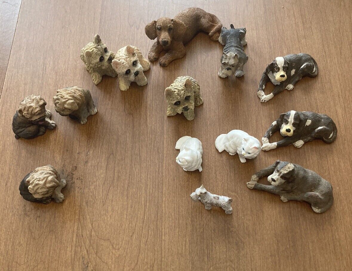 Small dog figurine lot
