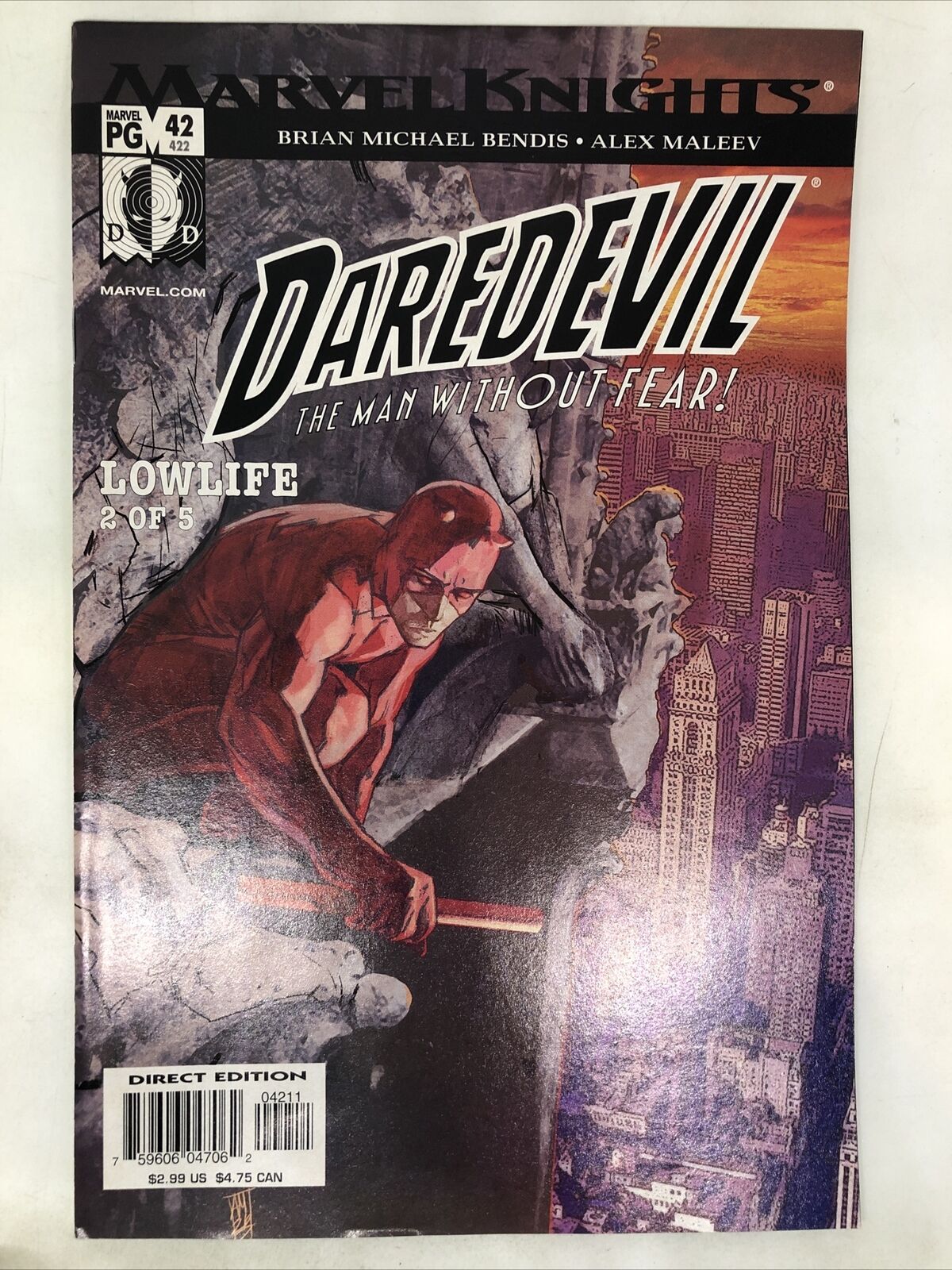 Daredevil - The Man Without Fear - #42 - Lowlife 2 of 5 - March 2003