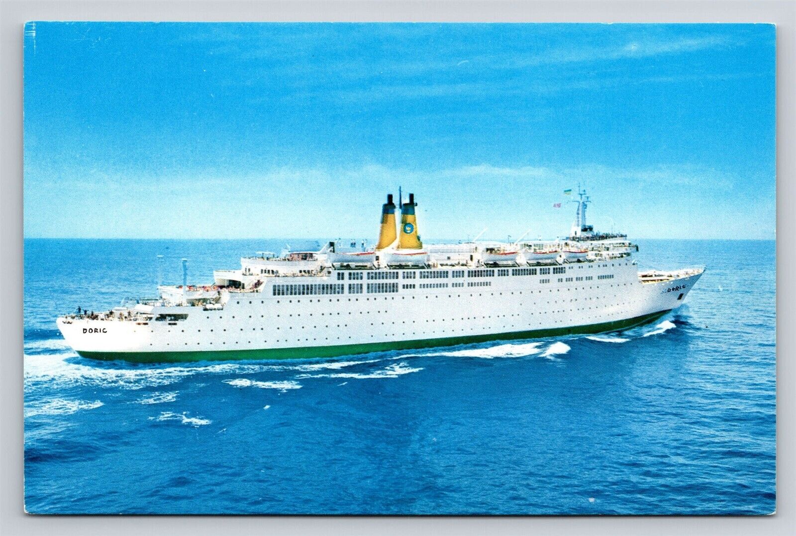 SS Doric Home Lines Cruise Ship Ocean Liner formerly known as Hanseatic Unposted