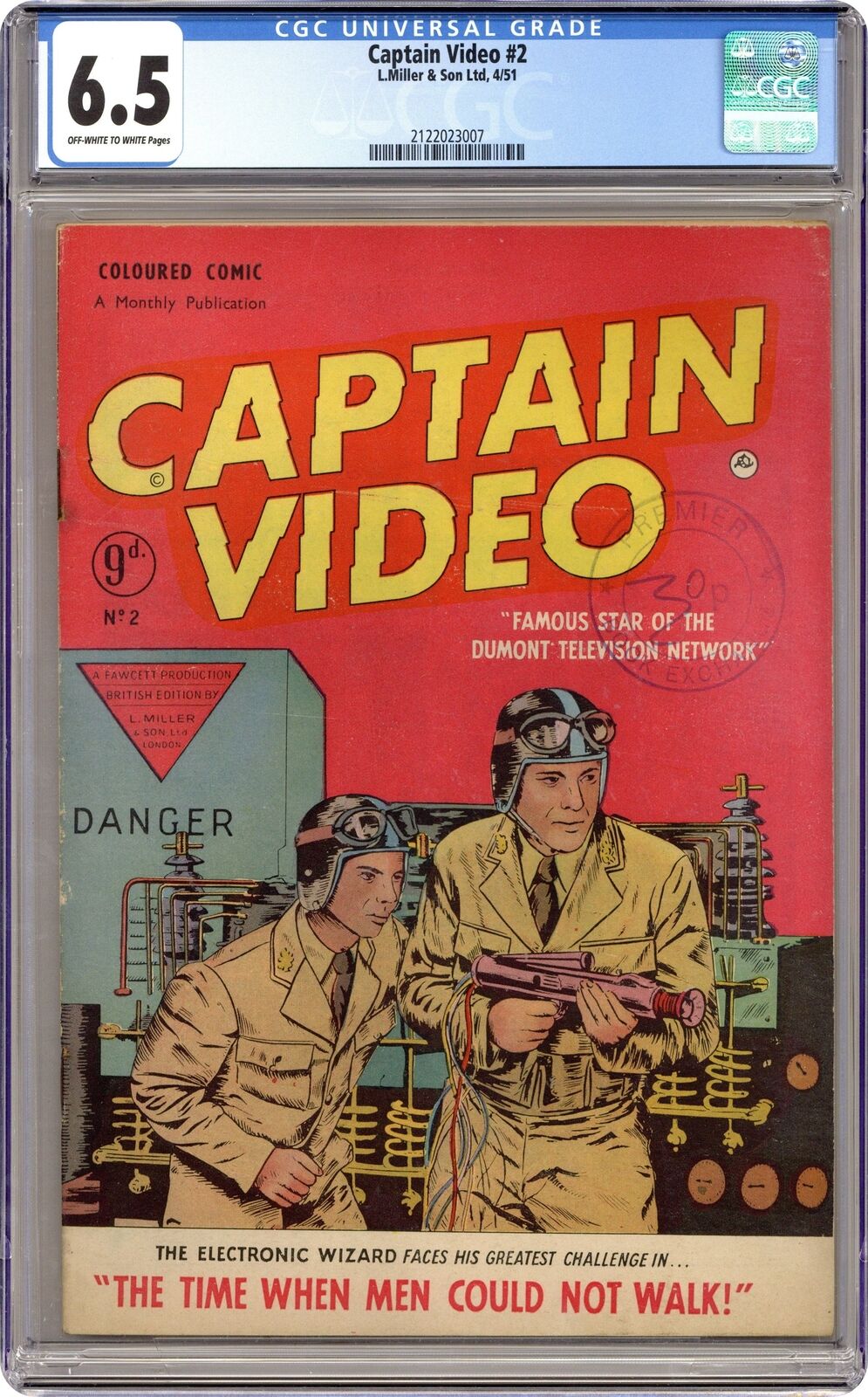 Captain Video #2UK CGC 6.5 1951 2122023007