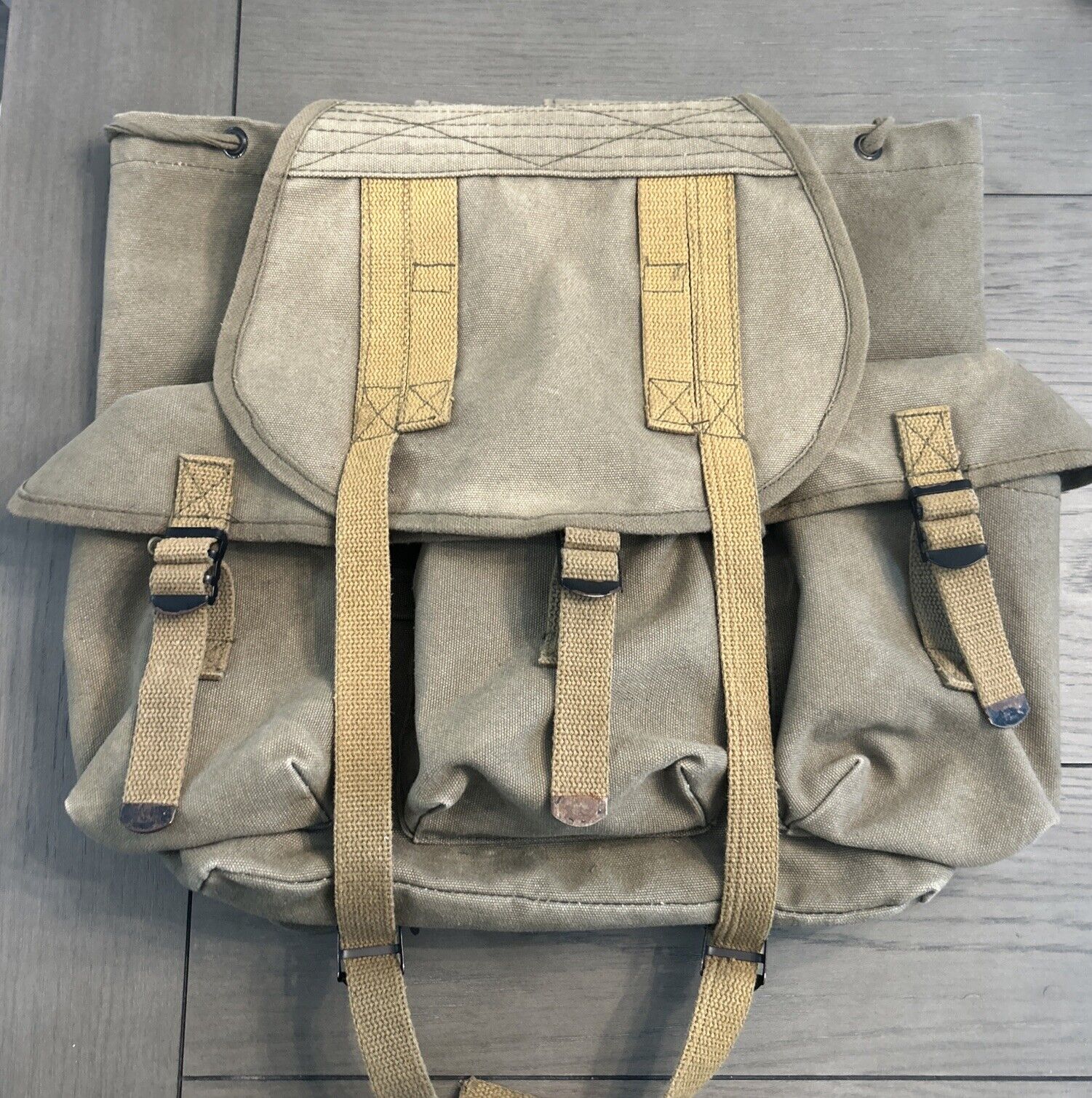 Vintage Rothco Military Backpack Rucksack Alice Pack Olive 