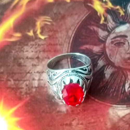 Halloween Kali Dakshina Maa Spiritual Protection Powerfull Blesssed Seal ring