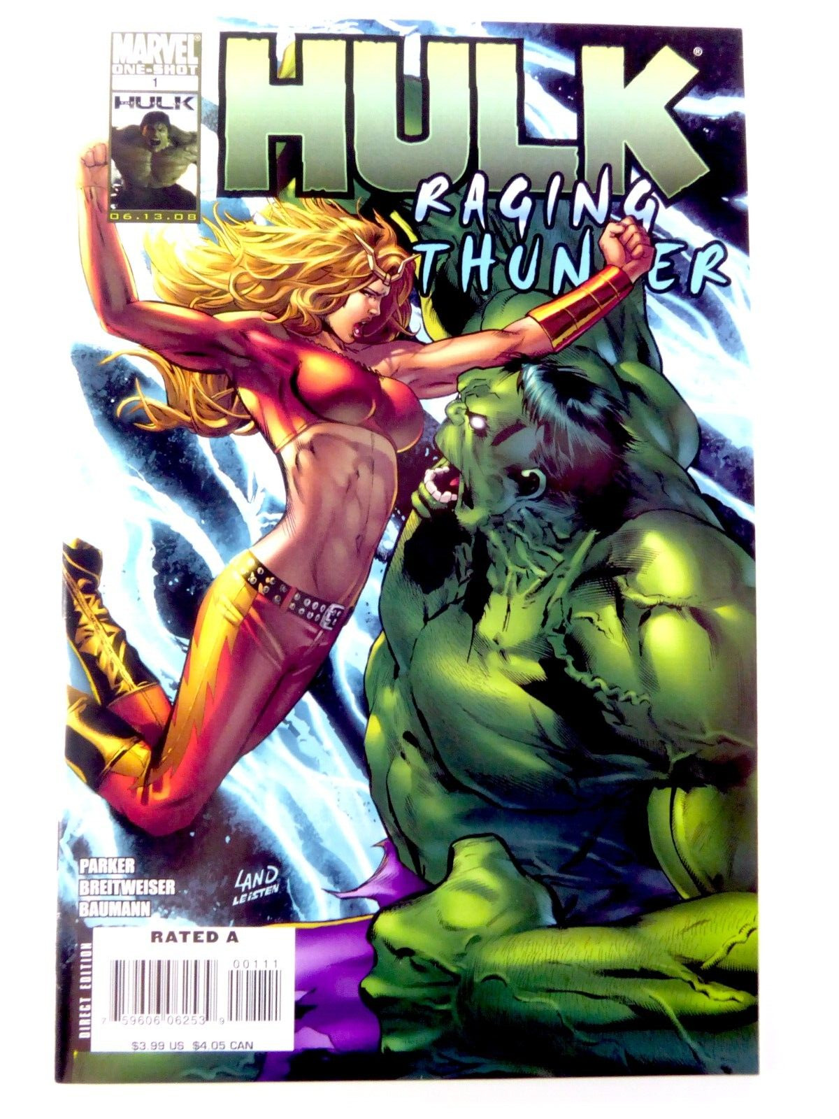 Marvel HULK RAGING THUNDER (2008) #1 1ST DAUGHTER LYRA KEY VF/NM (9.0)