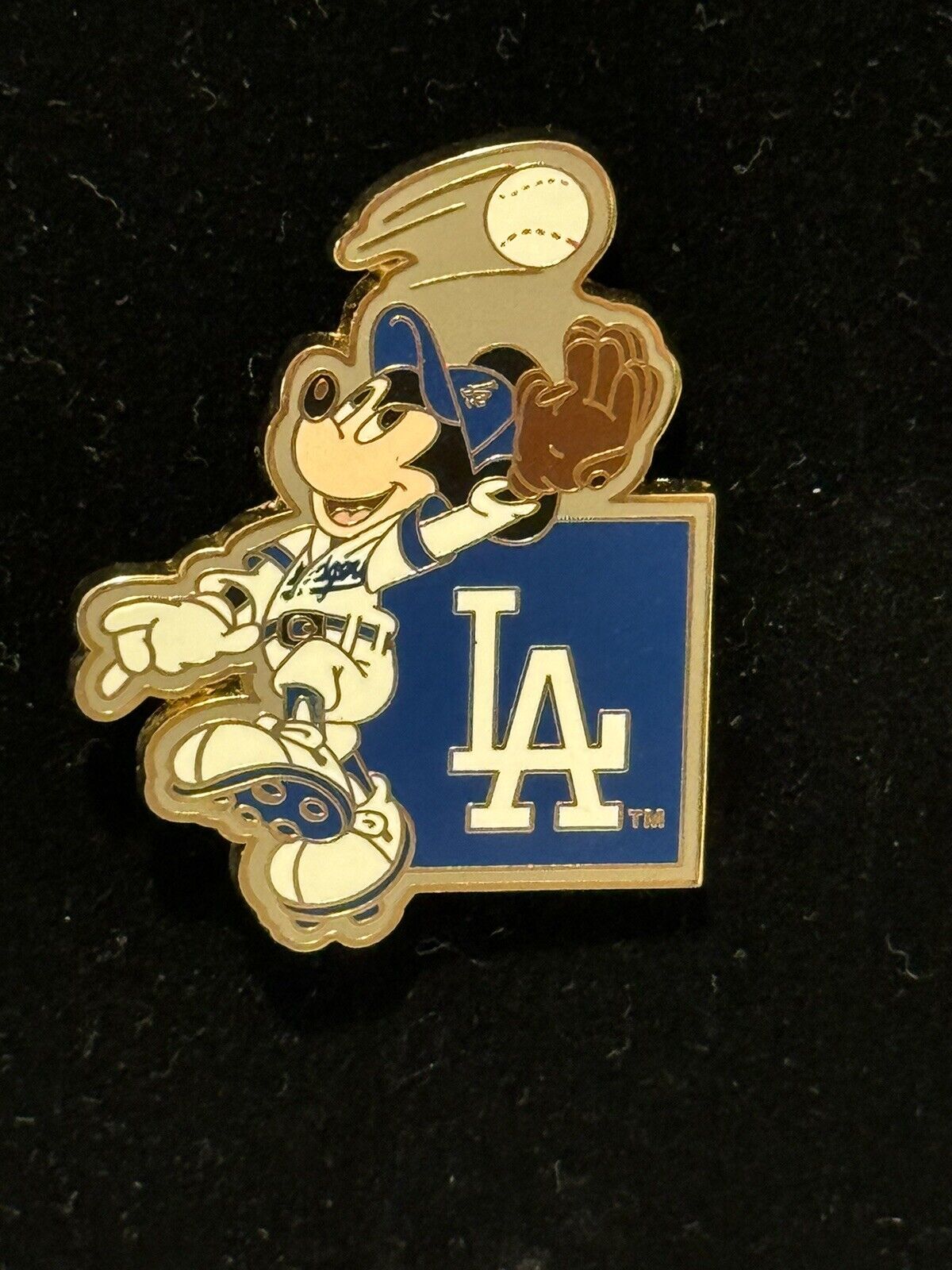 2008 DISNEY MICKEY MOUSE MLB LOS ANGELES DODGERS PIN