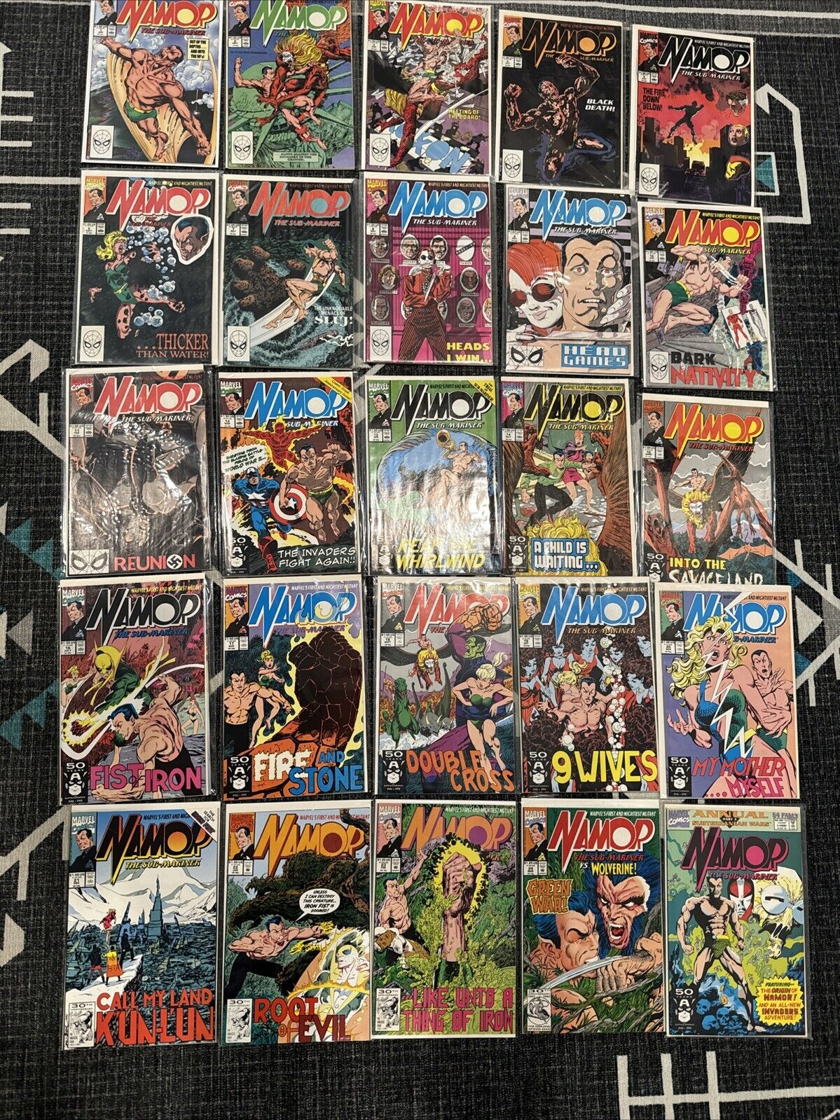 Marvel Comics Namor Run Lot 1-24 Plus Annual 1