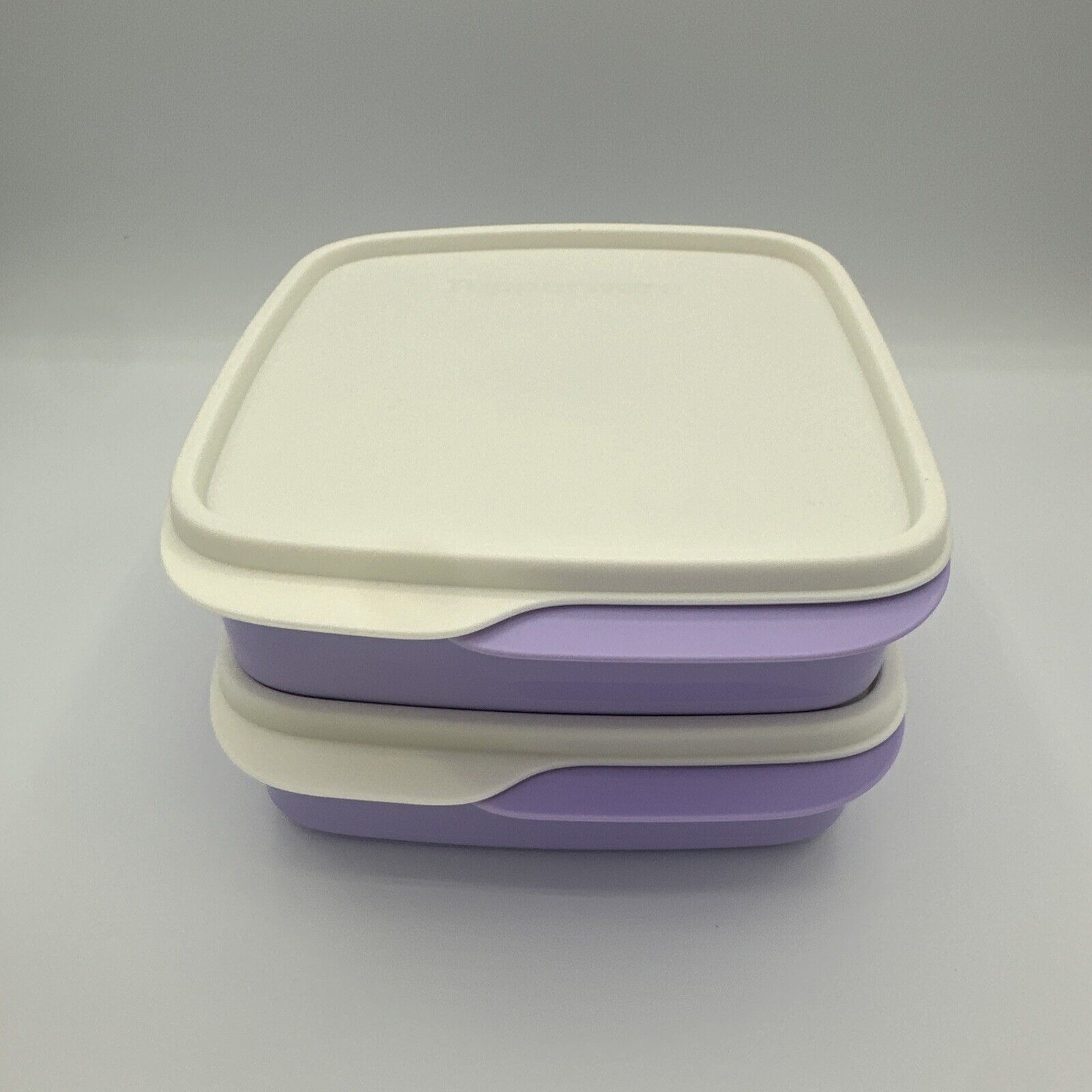 Tupperware Lunch-It Container Divided Set of 2 Lilac purple New