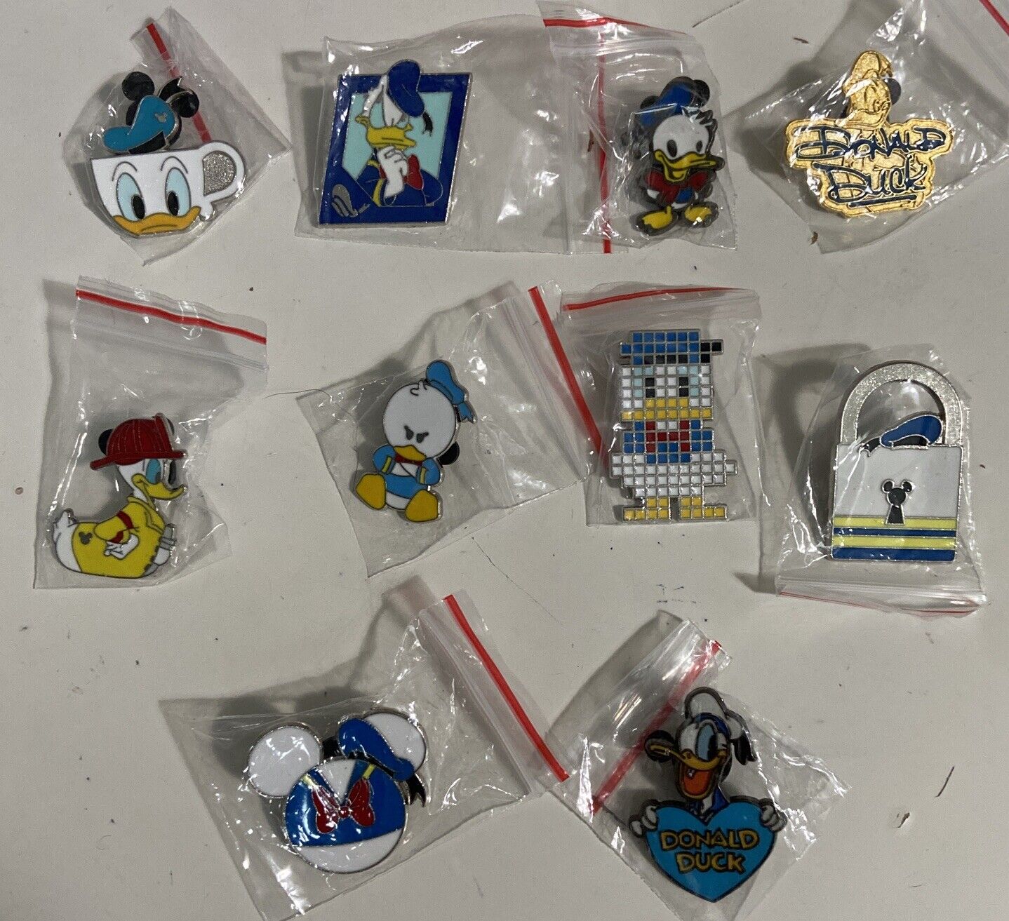 Disney Donald Duck Only Pins lot of 10