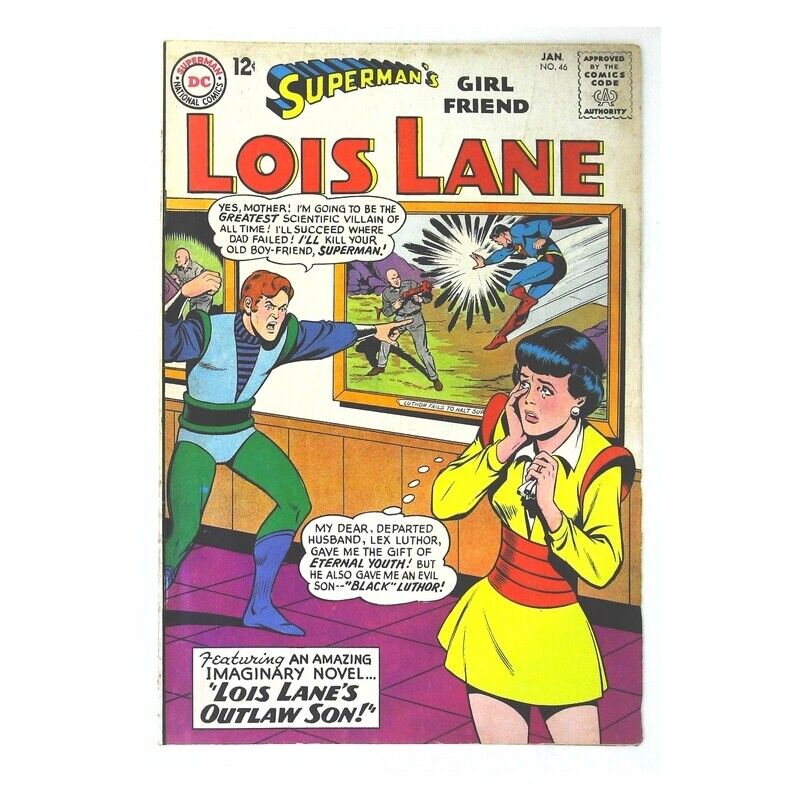 Superman\'s Girl Friend Lois Lane #46 DC comics Fine minus [a/