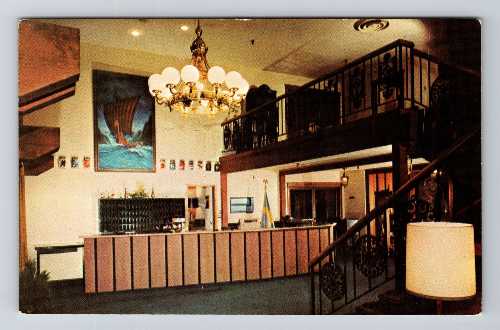 Rockford IL-Illinois, Sweden House Lodge, Advertising, Antique Vintage Postcard