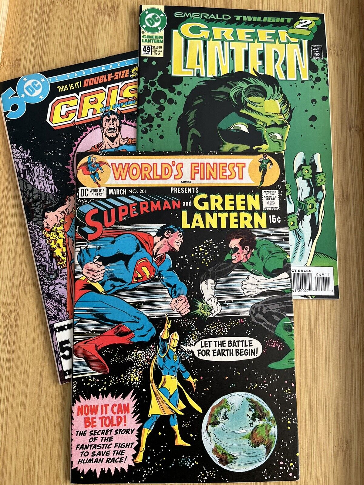Green Lantern/Superman Comic Book Set - Iconic Covers