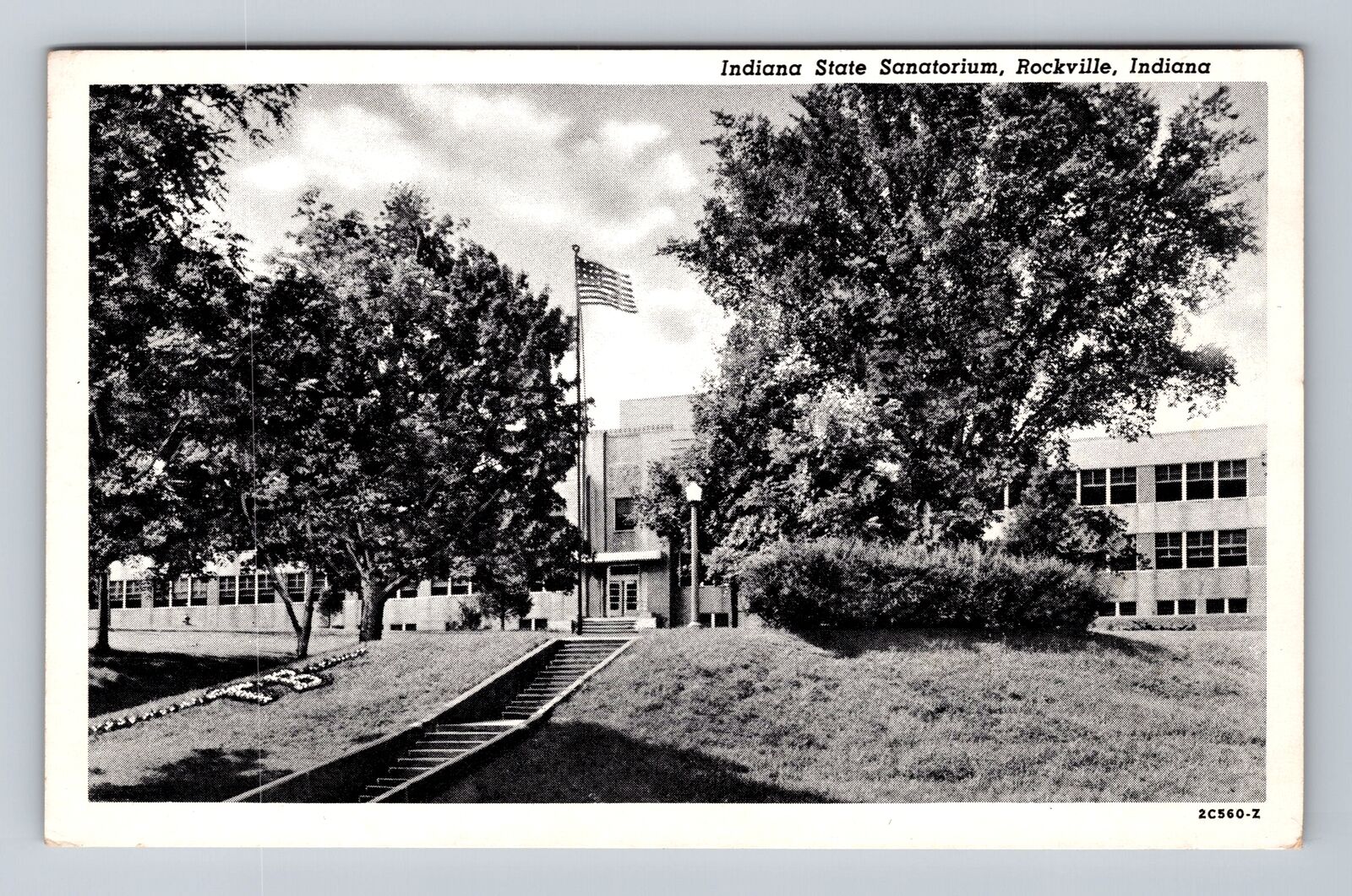 Rockville IN-Indiana, Indiana State Sanatorium, Antique Vintage Postcard