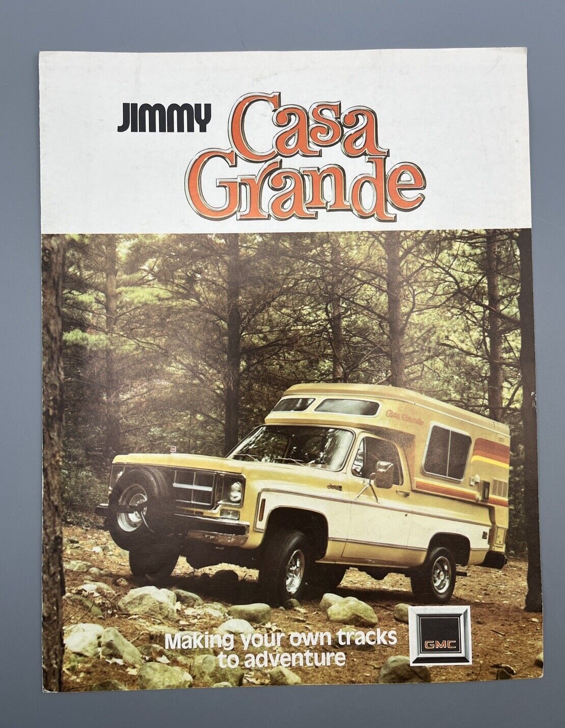 1976 1977 GMC Jimmy Casa Grande sales brochure 4 pg folder ORIGINAL literature