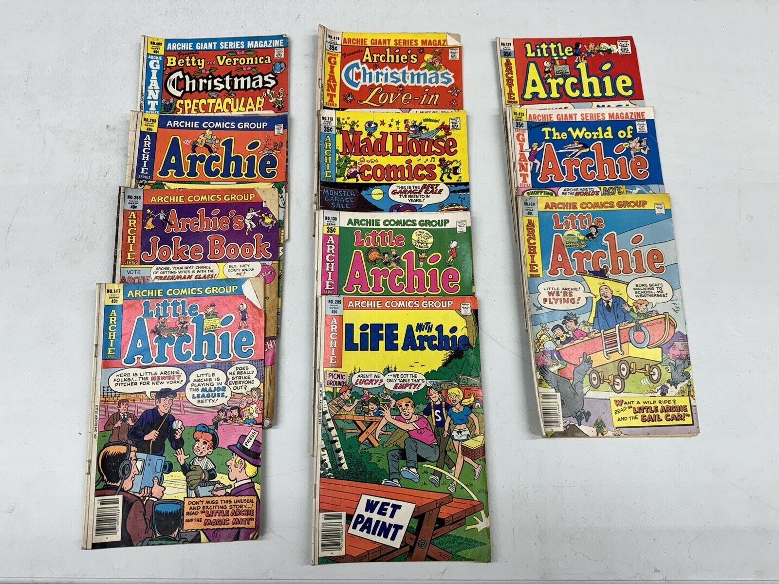 Vintage Little Archie Digest Comic Books Lot Of 11 Collect Archie VTG Bronze Age