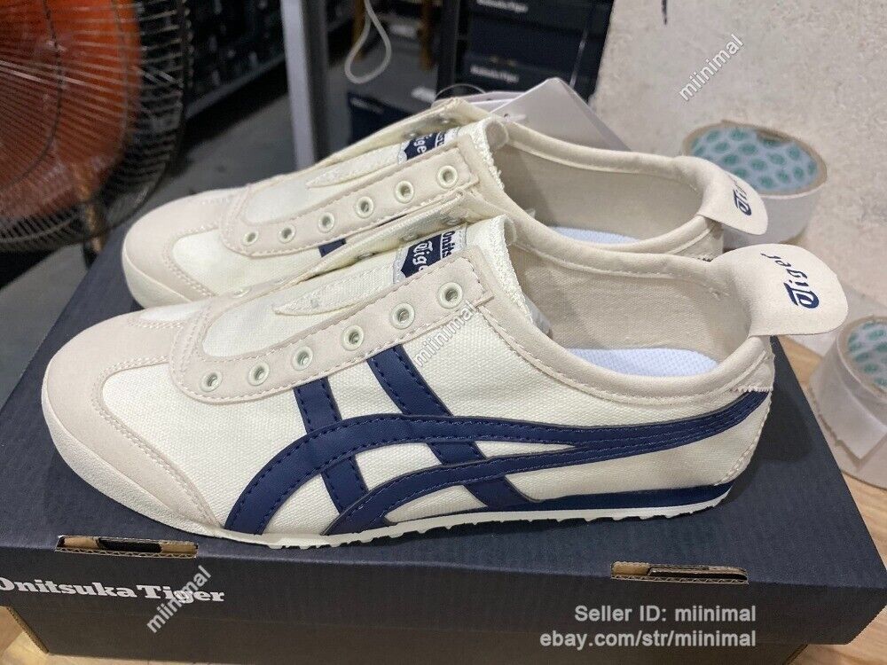 New Hot Onitsuka Tiger Mexico 66 Slip-On Sneakers Birch/Midnight #1183A360-205