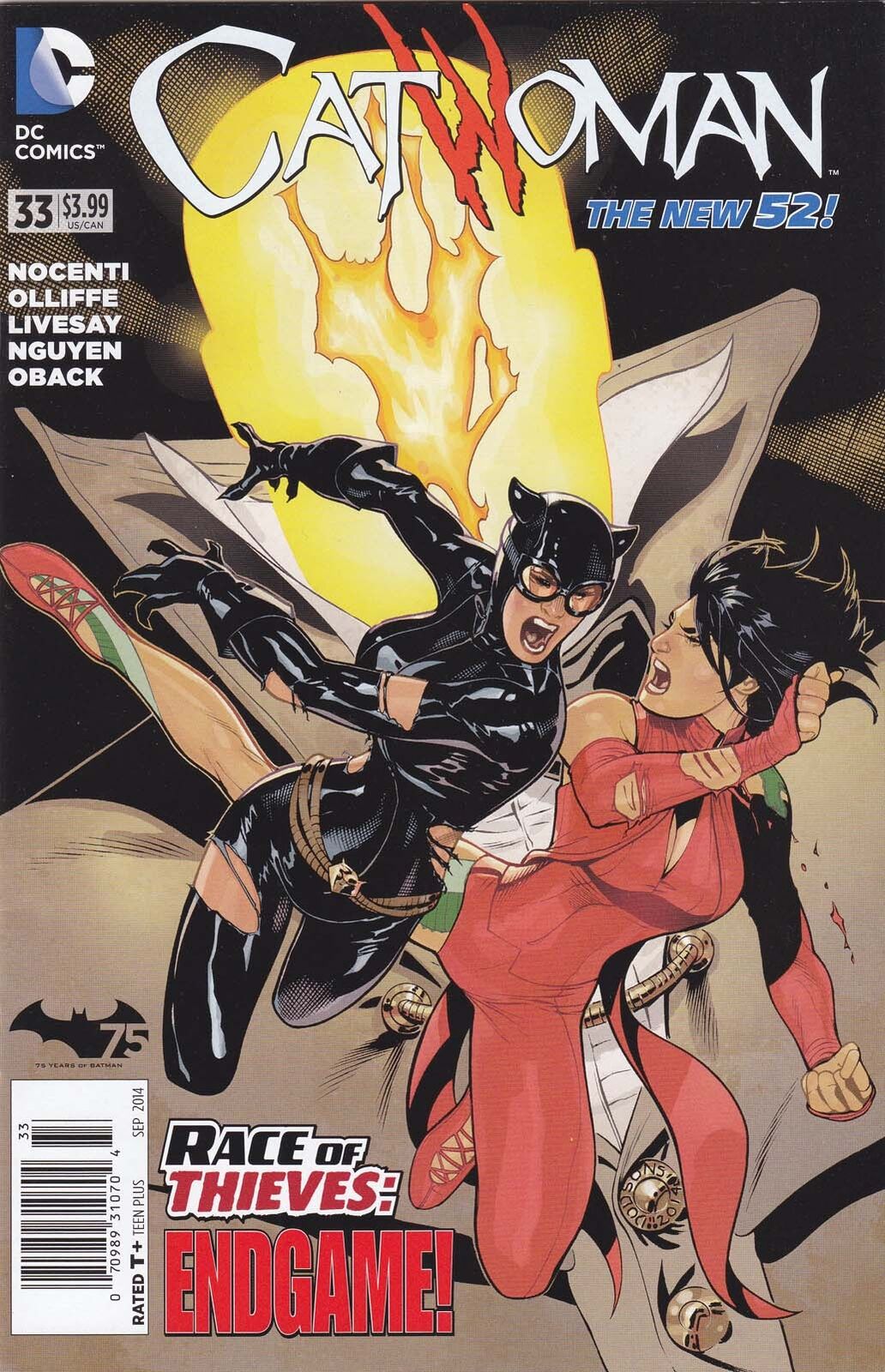 Catwoman (4th Series) #33 (Newsstand) VF; DC | New 52 Ann Nocenti Terry Dodson -
