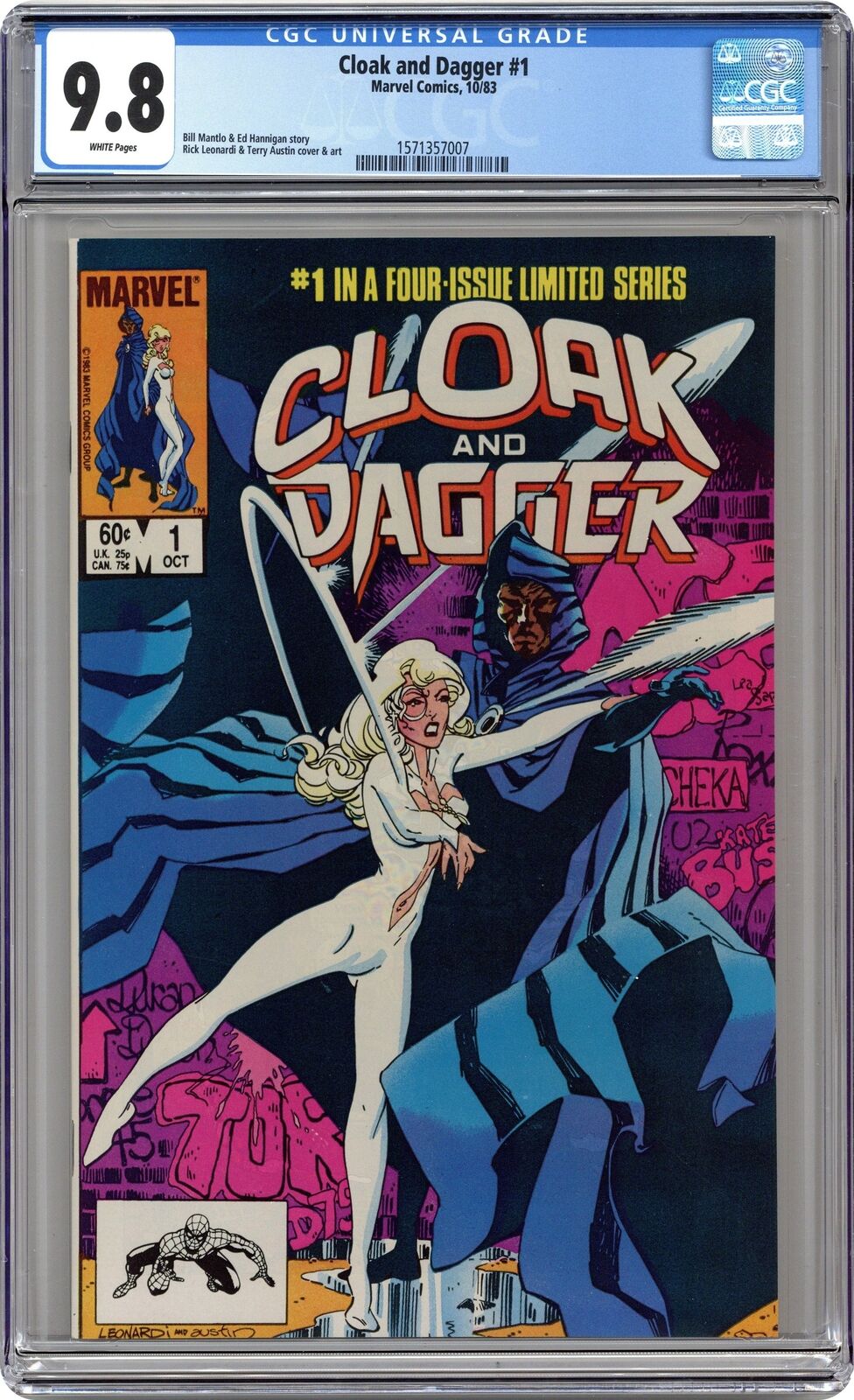 Cloak and Dagger #1 CGC 9.8 1983 1571357007