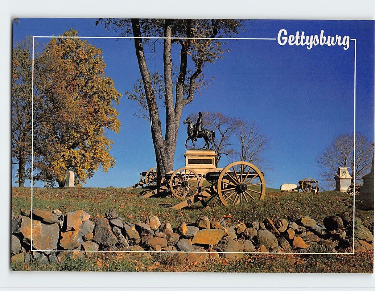 Postcard East Cemetery Hill Gettysburg National Military Park Gettysburg PA USA