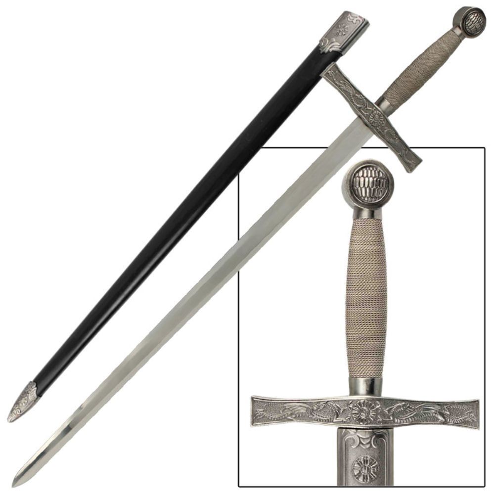 King ArthurMedieval Knight Arming Sword with Scabbard