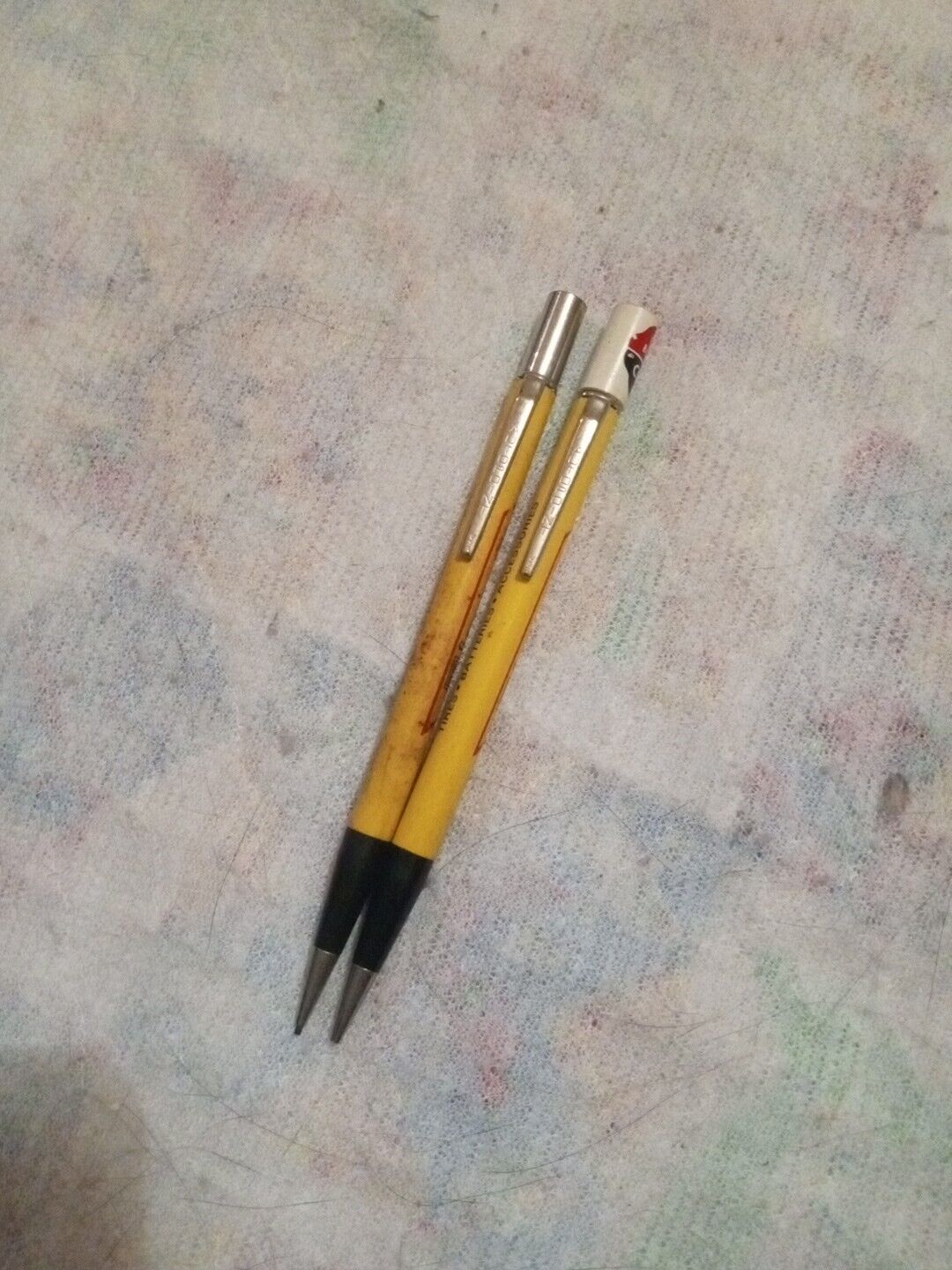 Vintage Farm Bureau Autopoint Mechanical Pencils Lot Of 2 Works Missing Erasers 