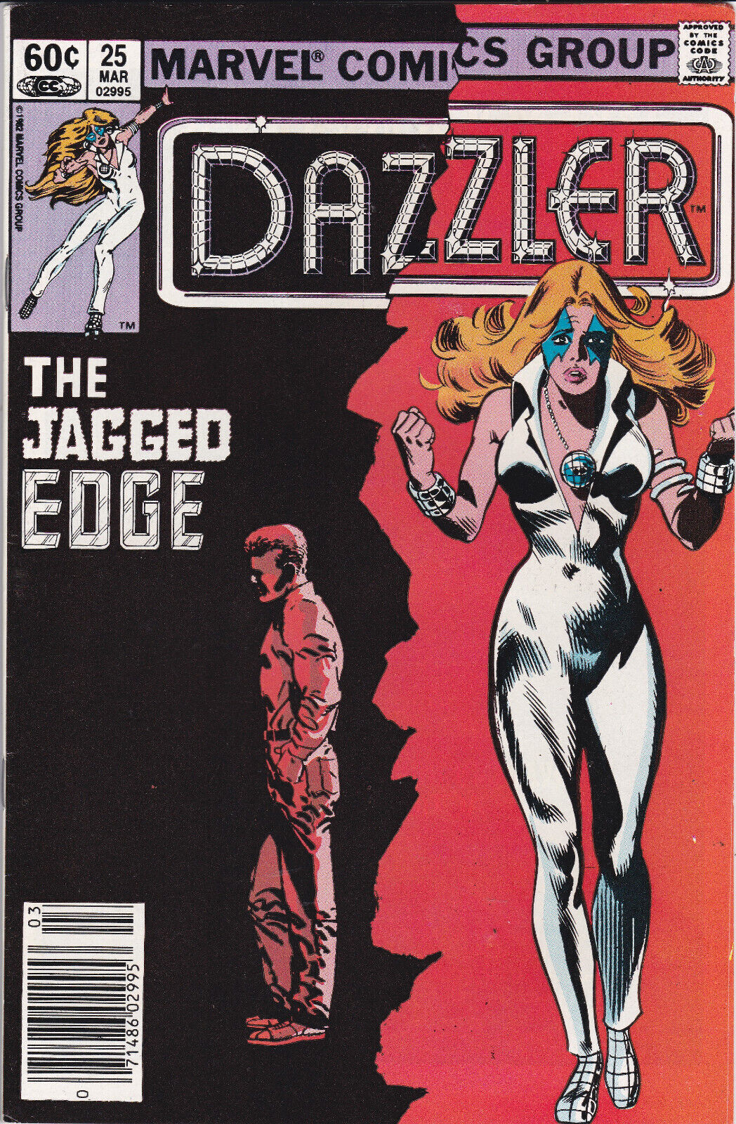 Dazzler #25 (1981-1986) Marvel Comics, Newsstand, Without Insert