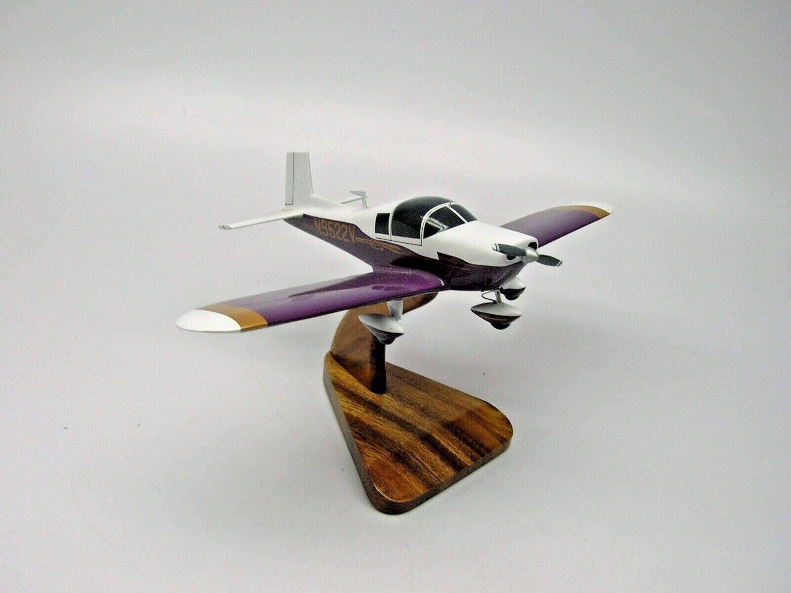 M10 Cadet Mooney M-10 Airplane Desktop Mahogany Kiln Dried Wood Model Small New