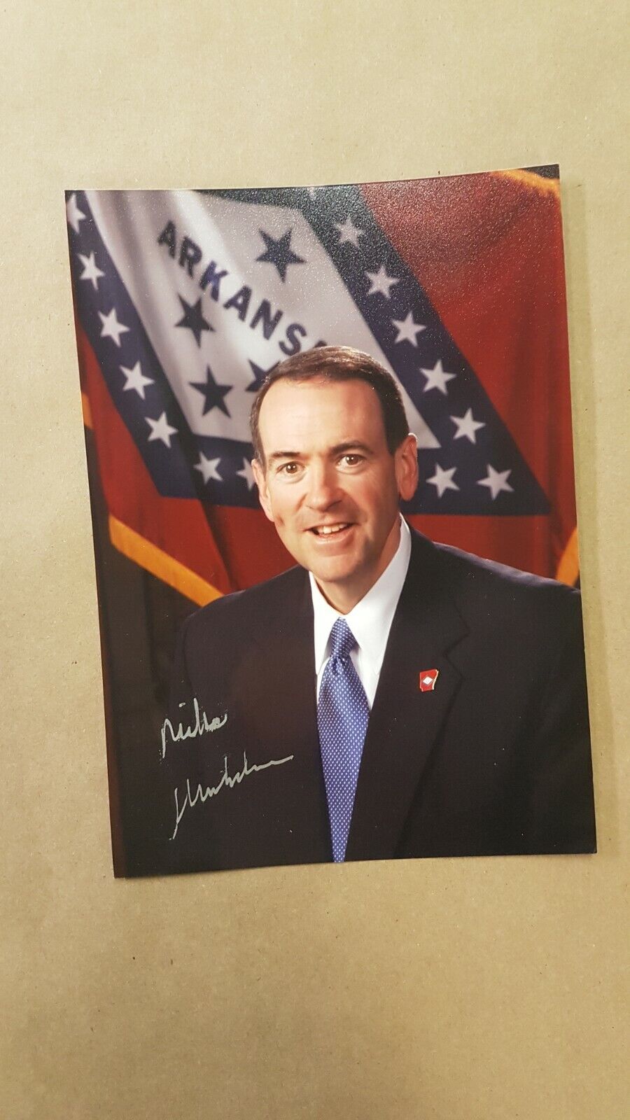 Mike Huckabee Autographed Photo 8x10 Politics Politician