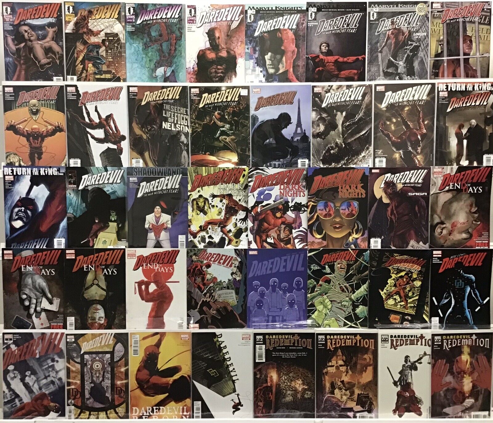 Marvel Comics - Daredevil - Comic Book Lot Of 40