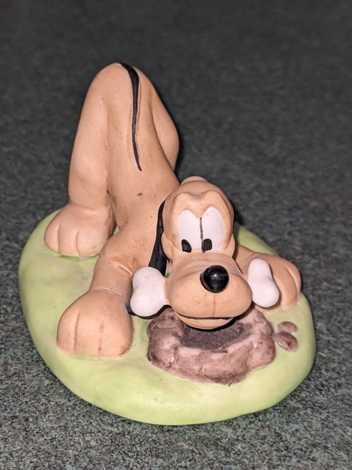 Disney Pluto Grolier Porcelain Ornament figurine Premier Edition