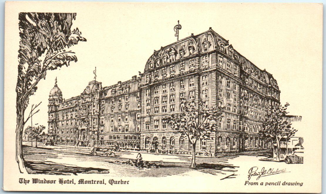 Postcard - The Windsor Hotel - Montreal, Quebec, Canada