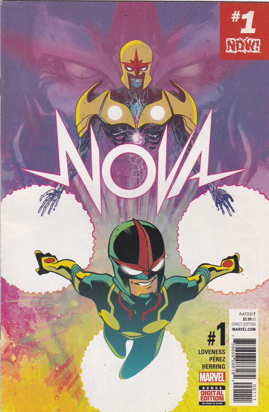 Nova #1, Vol. 7 (2017) Marvel Comics, High Grade