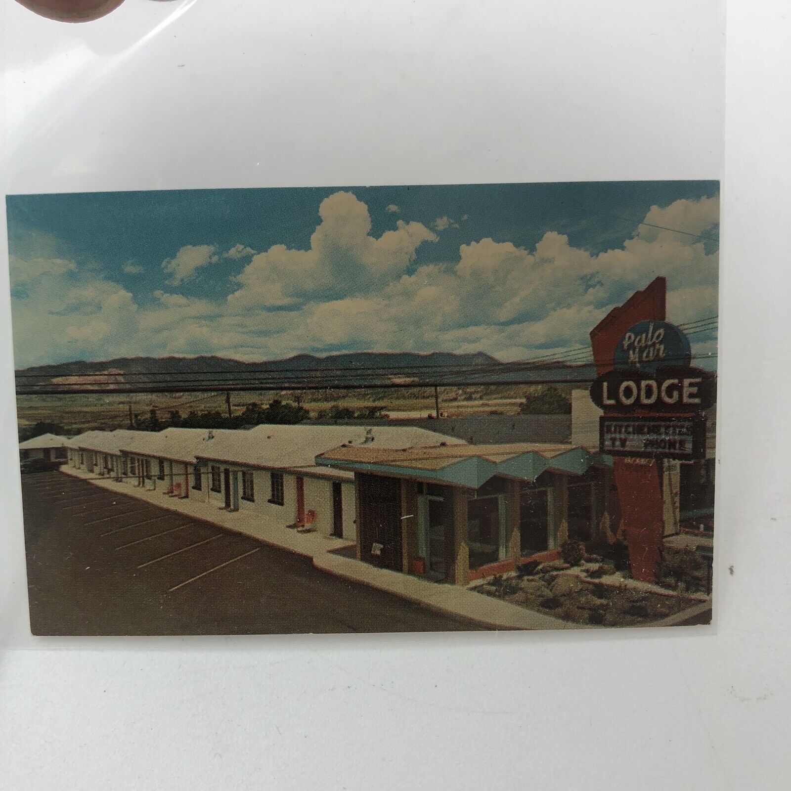 Palomar Motel Colorado Springs Business Card Vintage Advertising Ephemera