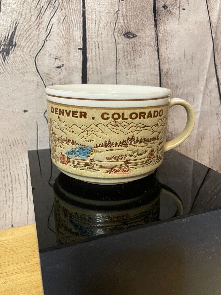 Denver Colorado Vintage Souvenir Mug