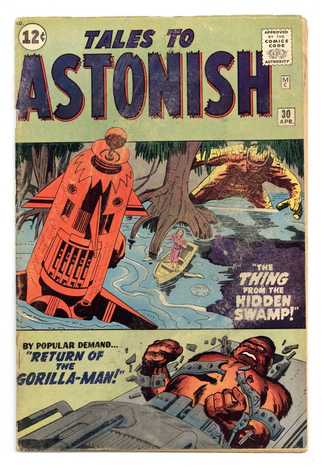 Tales to Astonish #30 GD 2.0 1962