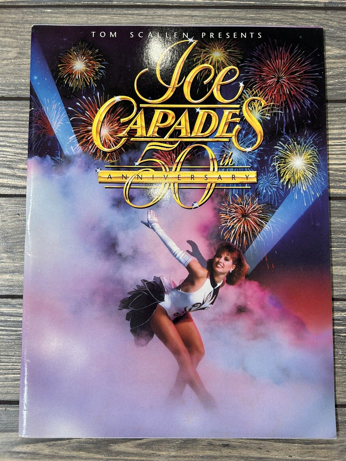 Vintage 1989 Ice Capades 50th Anniversary Program Souvenir Book Tom Scallen