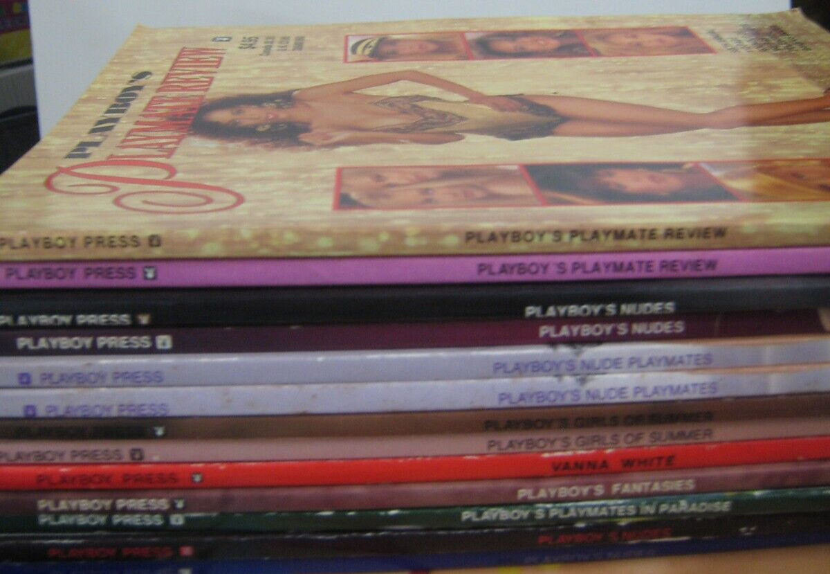 Lot of 13 Playboy Specials Magazines - Vanna White, Signed Nude Playmates 1998