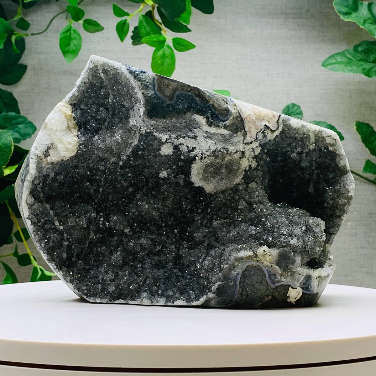 3475g Natural Amethyst Geode Mineral Specimen Crystal Quartz Energy Decoration