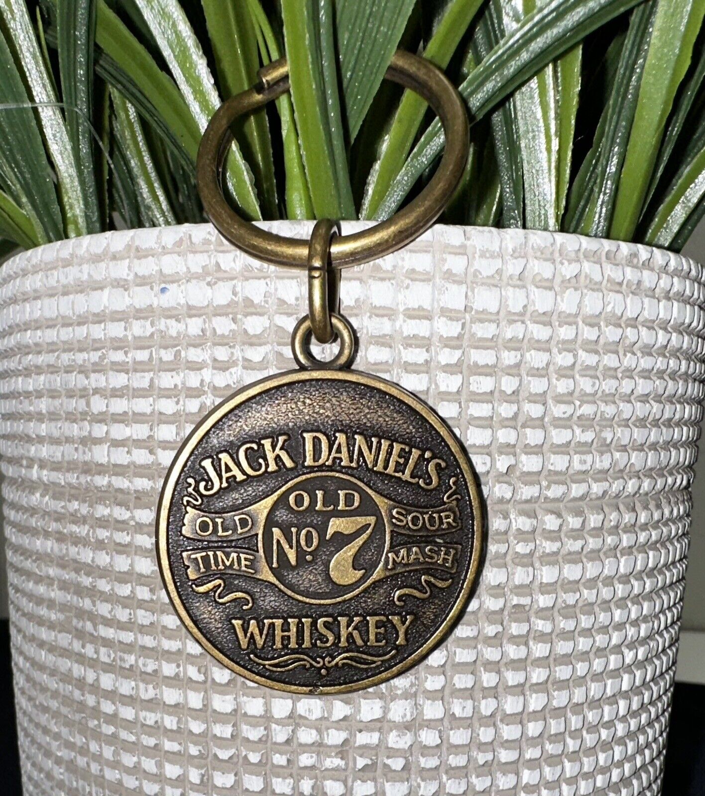 New Jack Daniels Coin Keychain- Old No. 7 Sour Mash Whiskey
