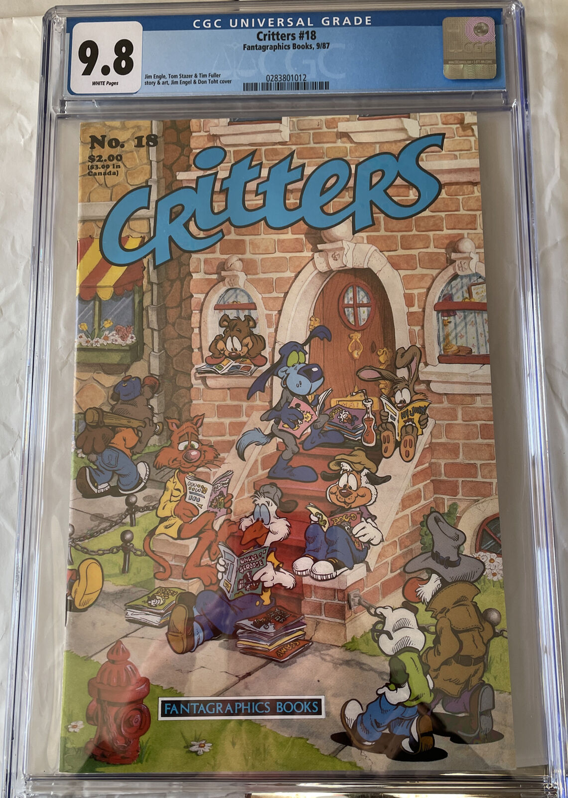 Fantagraphics Books Critters #18 CGC 9.8 Only one in census