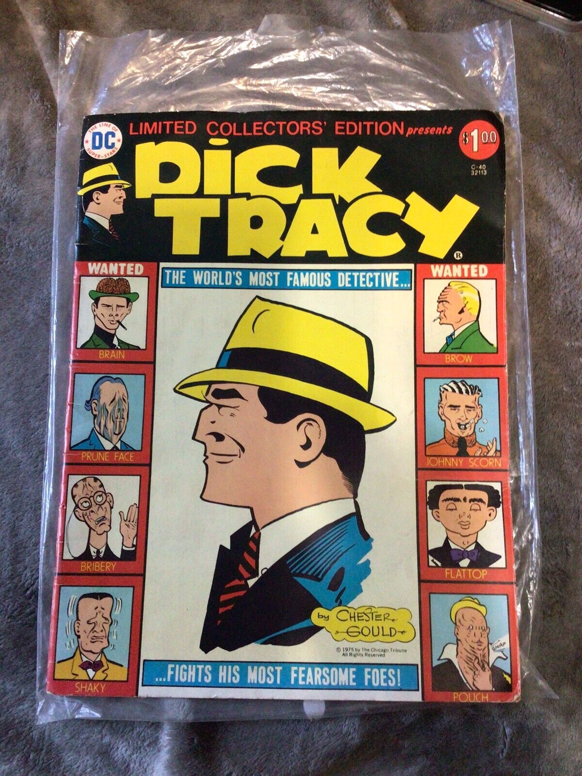 Dick Tracy 1975 DC Limited Collectors Edition C-40 Chester Gould Oversized Comic